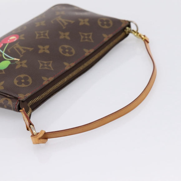 LOUIS VUITTON Monogram Cherry Pochette Accessoires Pouch M95008 Auth 207476SAV