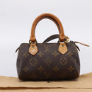 LOUIS VUITTON Monogram Mini Speedy Hand Bag M41534 LV Auth 207477V-12