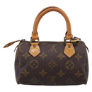 LOUIS VUITTON Monogram Mini Speedy Hand Bag M41534 LV Auth 207477V-2