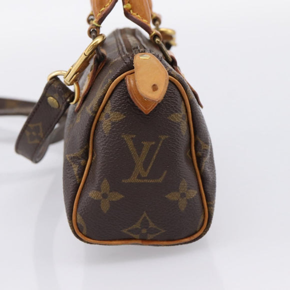 LOUIS VUITTON Monogram Mini Speedy Hand Bag M41534 LV Auth 207477V