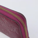 LOUIS VUITTON Monogram Empreinte Zippy Wallet Long Wallet amethyst M60569 LV Auth 207481A-12