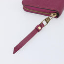 LOUIS VUITTON Monogram Empreinte Zippy Wallet Long Wallet amethyst M60569 LV Auth 207481A-13