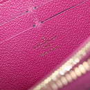 LOUIS VUITTON Monogram Empreinte Zippy Wallet Long Wallet amethyst M60569 LV Auth 207481A-15