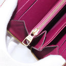 LOUIS VUITTON Monogram Empreinte Zippy Wallet Long Wallet amethyst M60569 LV Auth 207481A-18