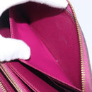 LOUIS VUITTON Monogram Empreinte Zippy Wallet Long Wallet amethyst M60569 LV Auth 207481A-23