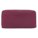 LOUIS VUITTON Monogram Empreinte Zippy Wallet Long Wallet amethyst M60569 LV Auth 207481A-3
