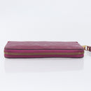 LOUIS VUITTON Monogram Empreinte Zippy Wallet Long Wallet amethyst M60569 LV Auth 207481A-6