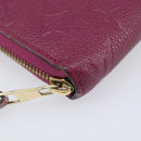 LOUIS VUITTON Monogram Empreinte Zippy Wallet Long Wallet amethyst M60569 LV Auth 207481A-9