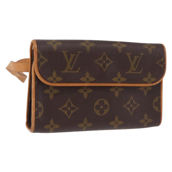 LOUIS VUITTON Monogram Pochette Florentine Waist Bag M51855 LV Auth 207482A