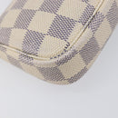 LOUIS VUITTON Damier Azur Mini Pochette Accessoires Pouch N63005 LV Auth 207484-18