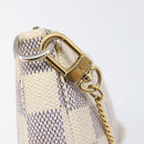 LOUIS VUITTON Damier Azur Mini Pochette Accessoires Pouch N63005 LV Auth 207484-21