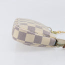 LOUIS VUITTON Damier Azur Mini Pochette Accessoires Pouch N63005 LV Auth 207484-3