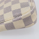 LOUIS VUITTON Damier Azur Mini Pochette Accessoires Pouch N63005 LV Auth 207484-5
