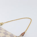 LOUIS VUITTON Damier Azur Mini Pochette Accessoires Pouch N63005 LV Auth 207484-14
