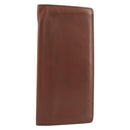 LOUIS VUITTON Portefeuille Braza Long Wallet Calf Skin Brown M61693 Auth 207485V-1