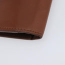 LOUIS VUITTON Portefeuille Braza Long Wallet Calf Skin Brown M61693 Auth 207485V-15
