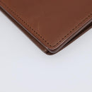 LOUIS VUITTON Portefeuille Braza Long Wallet Calf Skin Brown M61693 Auth 207485V-16