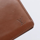 LOUIS VUITTON Portefeuille Braza Long Wallet Calf Skin Brown M61693 Auth 207485V-17
