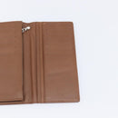 LOUIS VUITTON Portefeuille Braza Long Wallet Calf Skin Brown M61693 Auth 207485V-18