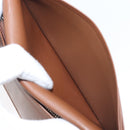 LOUIS VUITTON Portefeuille Braza Long Wallet Calf Skin Brown M61693 Auth 207485V-22