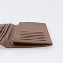 LOUIS VUITTON Portefeuille Braza Long Wallet Calf Skin Brown M61693 Auth 207485V-25