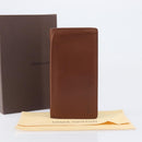 LOUIS VUITTON Portefeuille Braza Long Wallet Calf Skin Brown M61693 Auth 207485V-12
