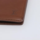 LOUIS VUITTON Portefeuille Braza Long Wallet Calf Skin Brown M61693 Auth 207485V-7