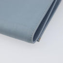 PRADA Compact Wallet Nylon Light Blue Silver Auth 207486A-15