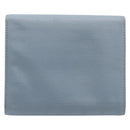 PRADA Compact Wallet Nylon Light Blue Silver Auth 207486A-2