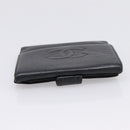 CHANEL Wallet Caviar Skin Black Gold CC Auth 207488-5