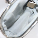 CELINE Macadam Canvas Coin Purse Gray Silver Auth 207489A-13