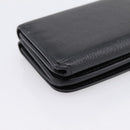 Balenciaga Everyday Compact Wallet Leather Black Gold Auth 207491V-16