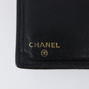CHANEL Card Case Caviar Skin Black CC Auth 207492A-9