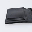 CHANEL Card Case Caviar Skin Black CC Auth 207492A-10