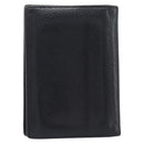 CHANEL Card Case Caviar Skin Black CC Auth 207492A-2
