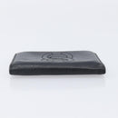CHANEL Card Case Caviar Skin Black CC Auth 207492A-4