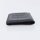 CHANEL Card Case Caviar Skin Black CC Auth 207492A-5