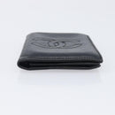 CHANEL Card Case Caviar Skin Black CC Auth 207492A-6