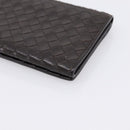 Bottega Veneta INTRECCIATO Long Wallet Leather Brown Auth 207494V-10