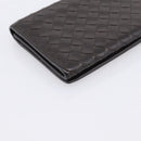Bottega Veneta INTRECCIATO Long Wallet Leather Brown Auth 207494V-11