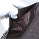 Bottega Veneta INTRECCIATO Long Wallet Leather Brown Auth 207494V-15