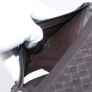Bottega Veneta INTRECCIATO Long Wallet Leather Brown Auth 207494V-16