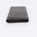 Bottega Veneta INTRECCIATO Long Wallet Leather Brown Auth 207494V-4