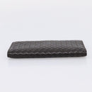 Bottega Veneta INTRECCIATO Long Wallet Leather Brown Auth 207494V-6