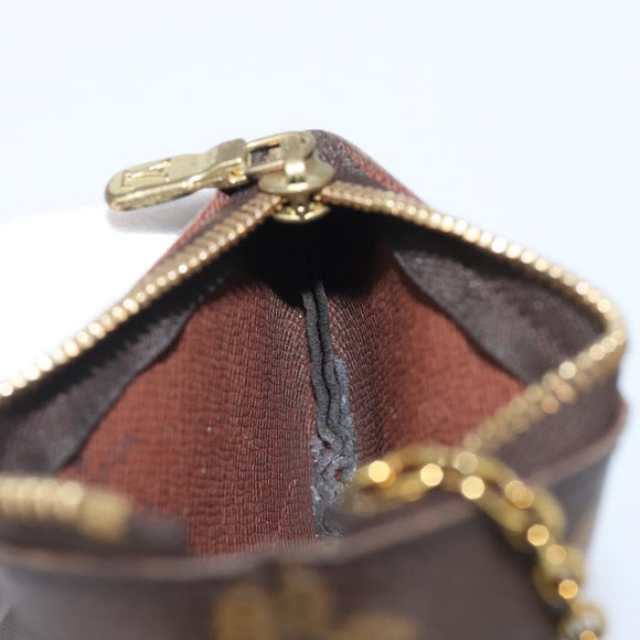 LOUIS VUITTON Monogram Pochette Cles Coin Purse M60033 LV Auth 207499