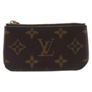 LOUIS VUITTON Monogram Pochette Cles Coin Purse M60033 LV Auth 207499-13