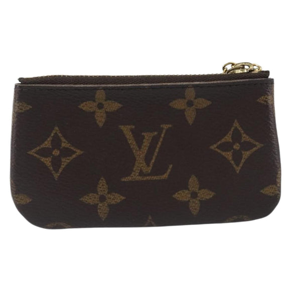 LOUIS VUITTON Monogram Pochette Cles Coin Purse M60033 LV Auth 207499