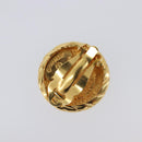 CHANEL COCO Mark Earring Metal Gold CC Auth 207500V-11