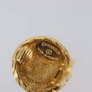 CHANEL COCO Mark Earring Metal Gold CC Auth 207500V-15