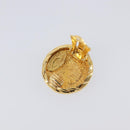 CHANEL COCO Mark Earring Metal Gold CC Auth 207500V-8